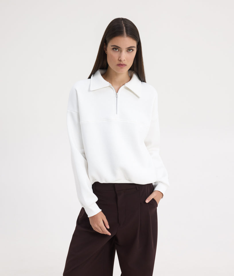 SUNSETGO SWEATSHIRT WHITE