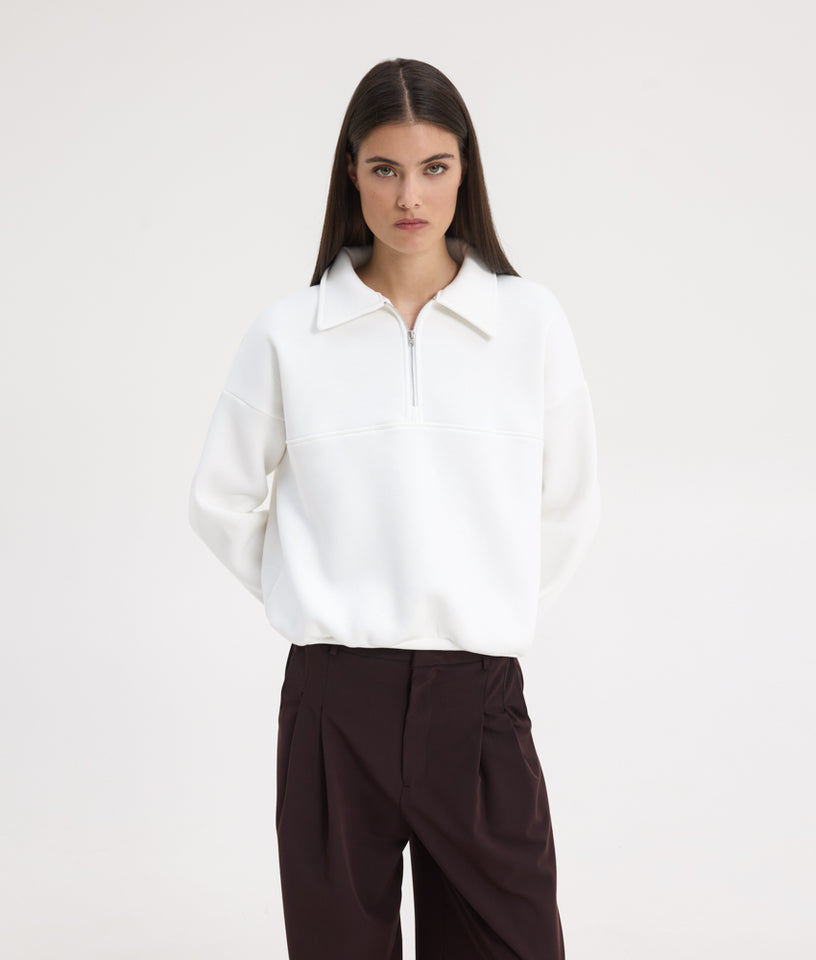 SUNSETGO SWEATSHIRT WHITE
