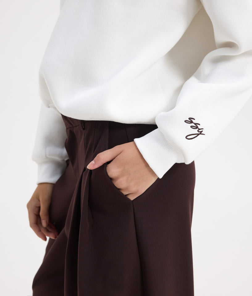 SUNSETGO SWEATSHIRT WHITE