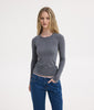 SARAH LONGSLEEVE TOP GREY