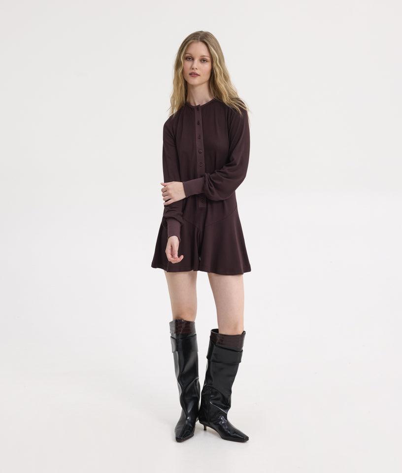 EMMANOUELA JUMPSUIT BROWN
