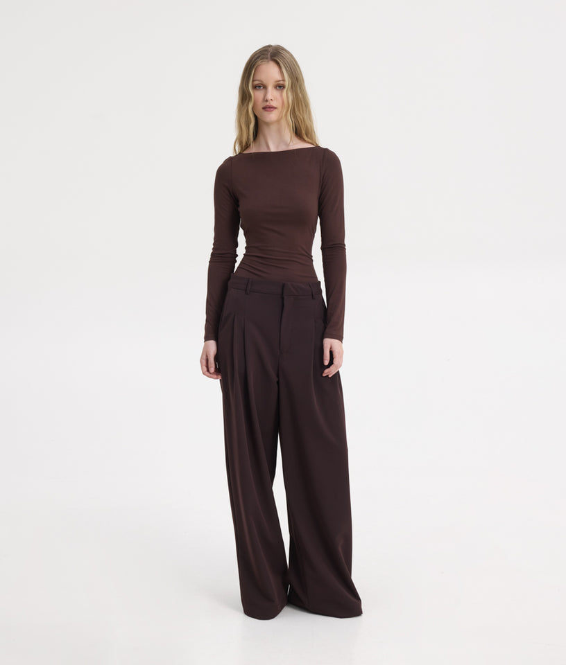 LORY TOP BROWN