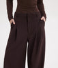 LAURYN PANTS DARK BROWN