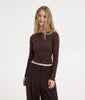 LORY TOP BROWN
