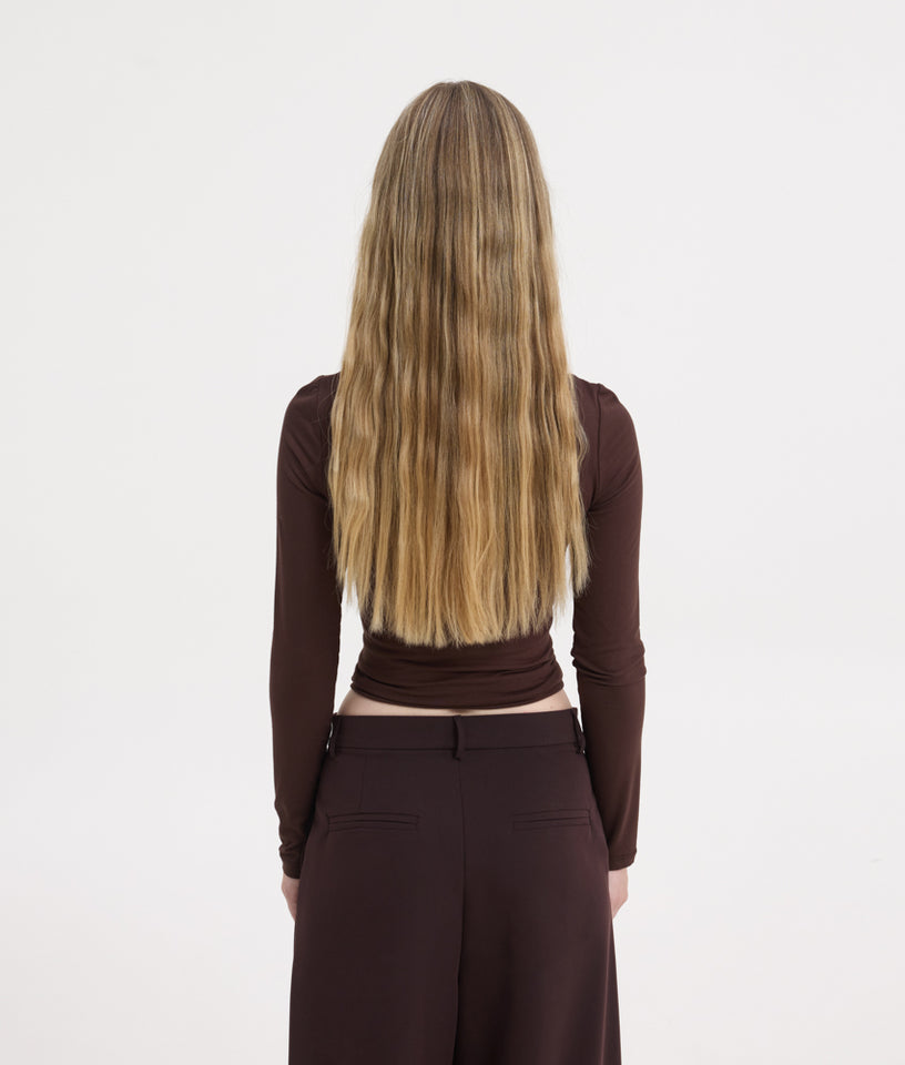 LORY TOP BROWN