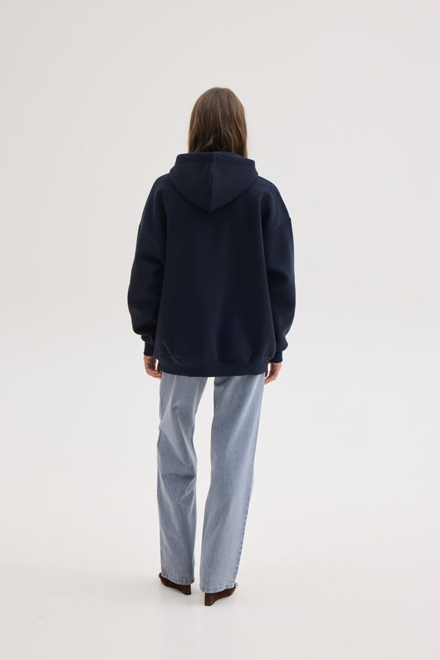 LIZI ZIP HOODIE BLUE