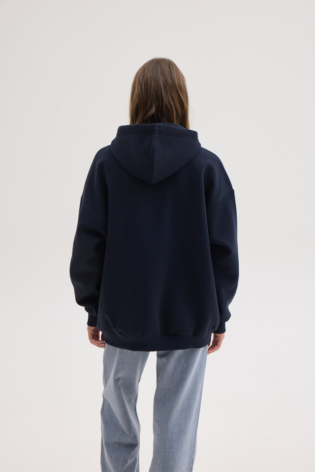 LIZI ZIP HOODIE BLUE