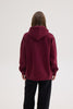 LIZI ZIP HOODIE AUBERGINE