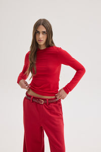 JESSIE TOP RED
