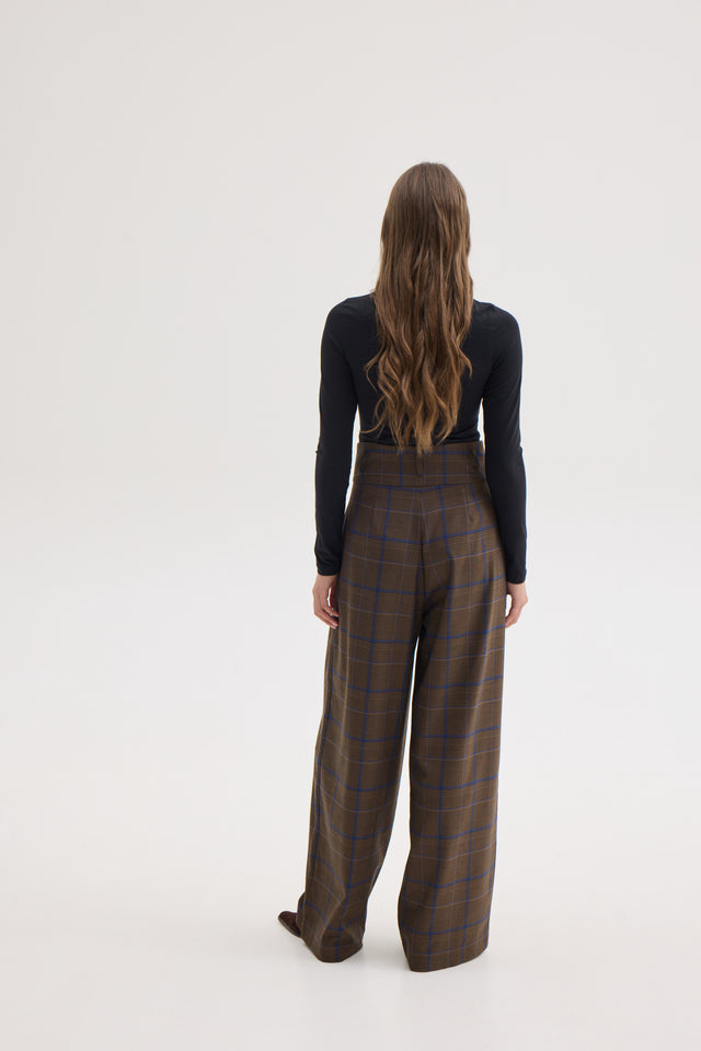 BETH PANTS PLAID