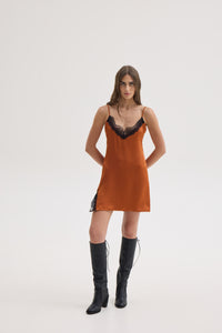 CINDY DRESS TERRACOTTA