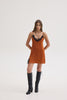 CINDY DRESS TERRACOTTA