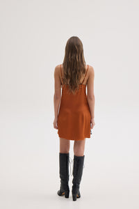 CINDY DRESS TERRACOTTA