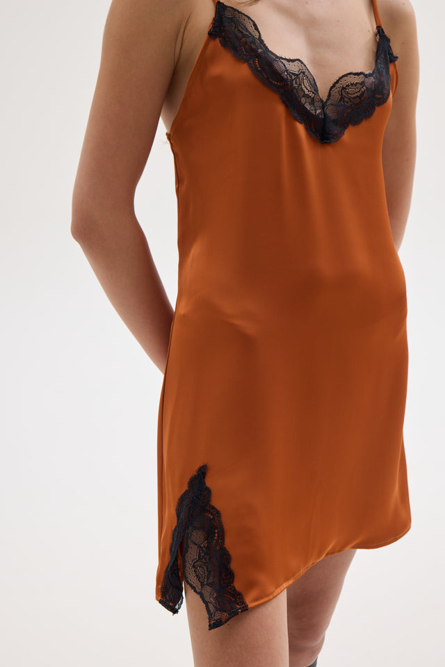 CINDY DRESS TERRACOTTA