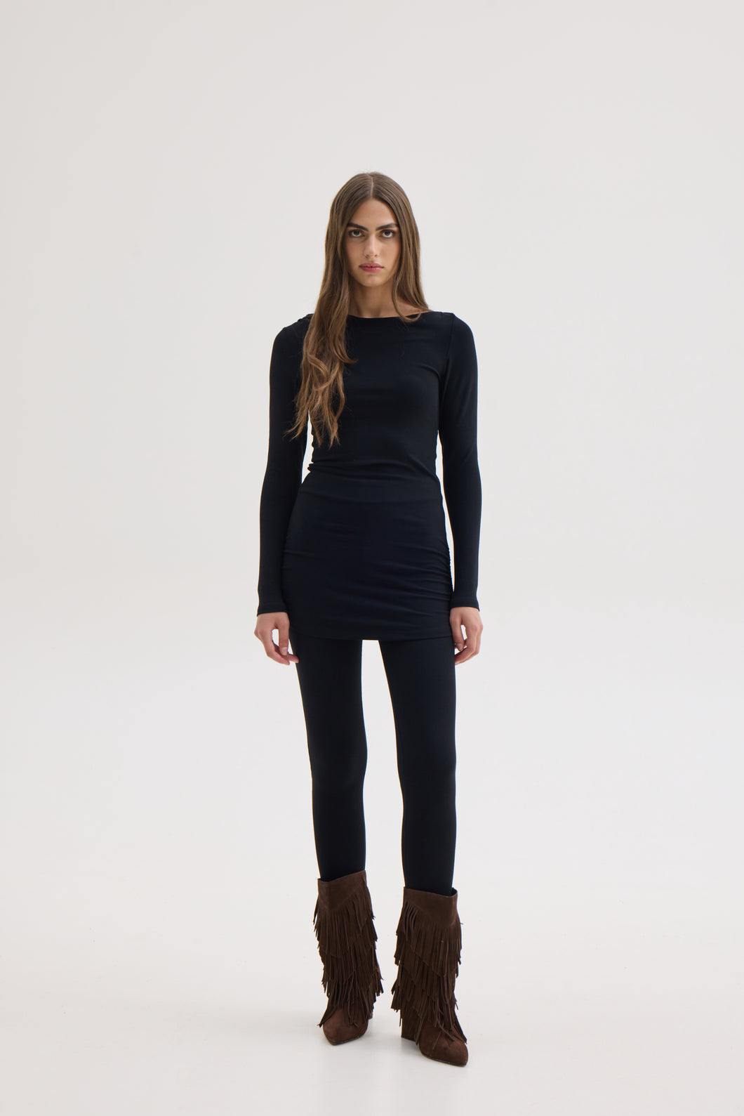 GRACE TOP-DRESS BLACK