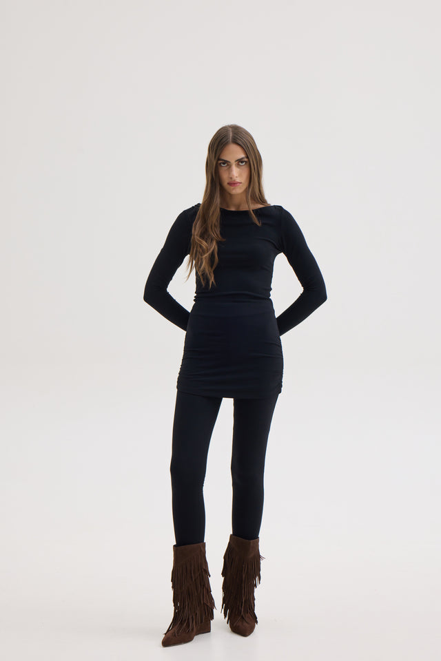GRACE TOP-DRESS BLACK