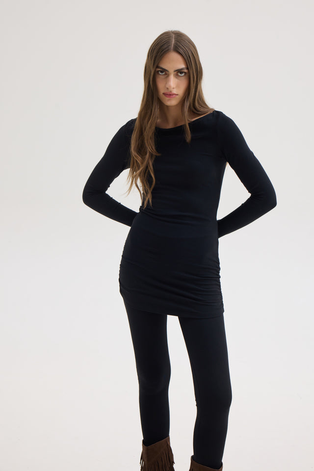 GRACE TOP-DRESS BLACK