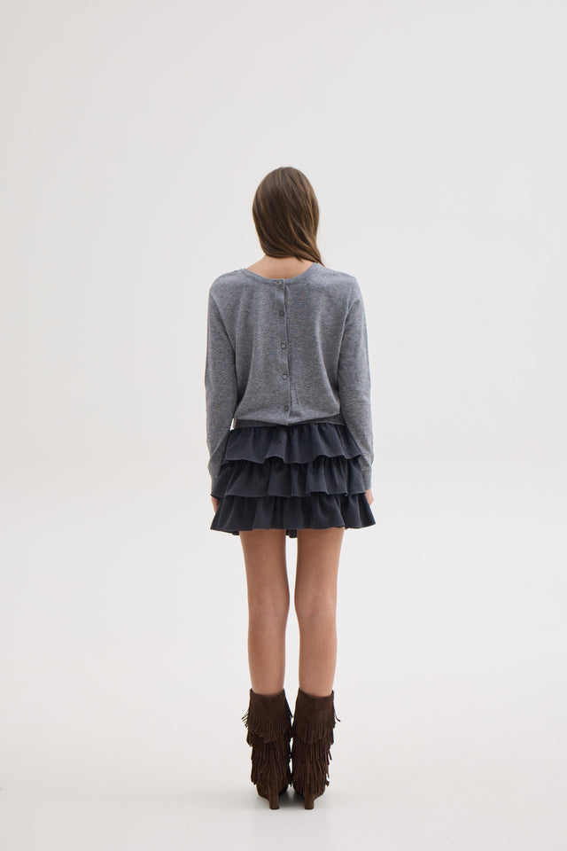 JESSICA CARDIGAN GREY