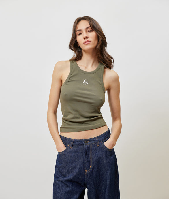 SIENNA TANK TOP KHAKI