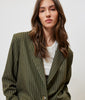 JOSEFINE BLAZER KHAKI STRIPES