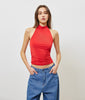 JULES TURTLENECK TOP RED