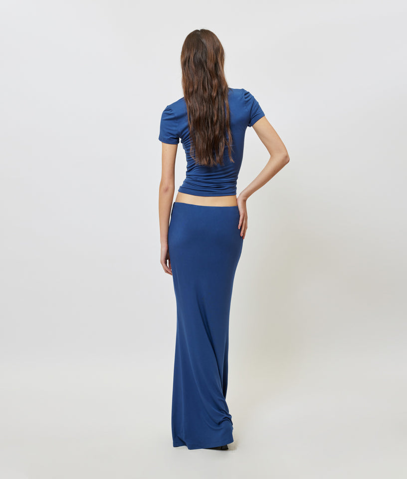 BLAKE MAXI SKIRT INDIGO