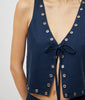 JOSEFINE VEST NAVY BLUE