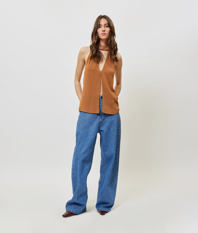 NOEMI TOP CHOCOLATE