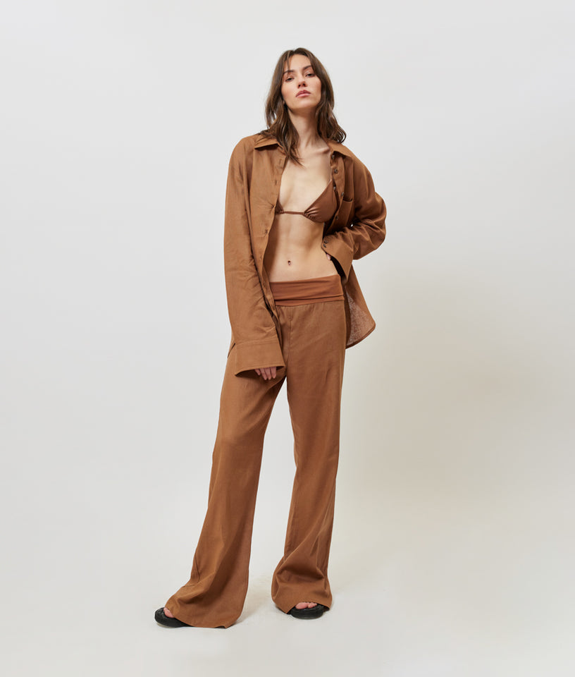 JULY PANTS CHOCOLATE