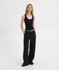 TYRA LOW WAISTED PANTS BLACK