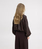 CHARLIE BOMBER JACKET DARK BROWN