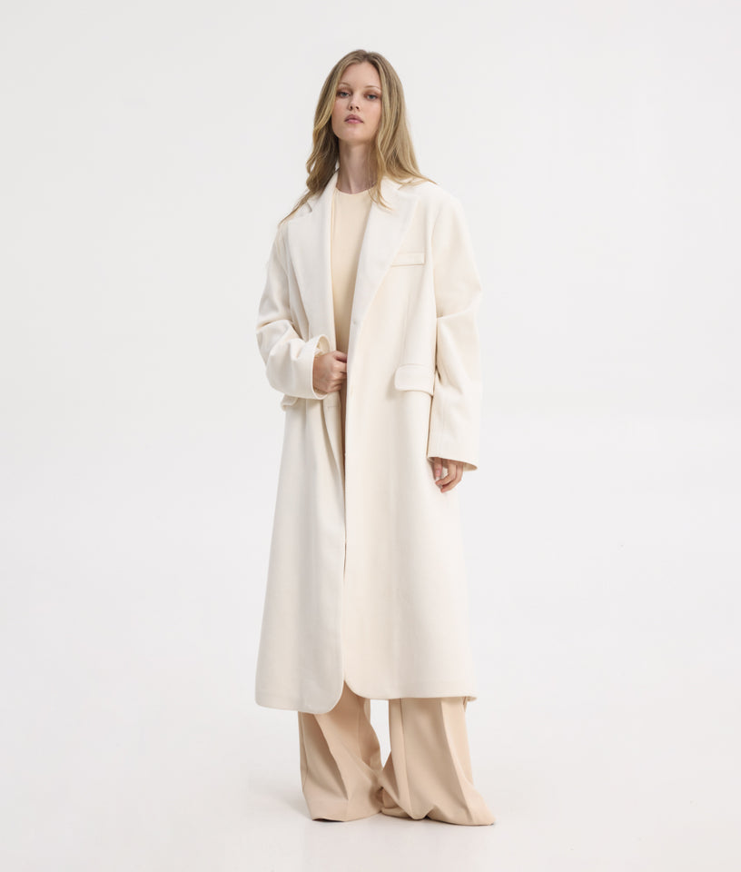 NORA COAT OFF WHITE