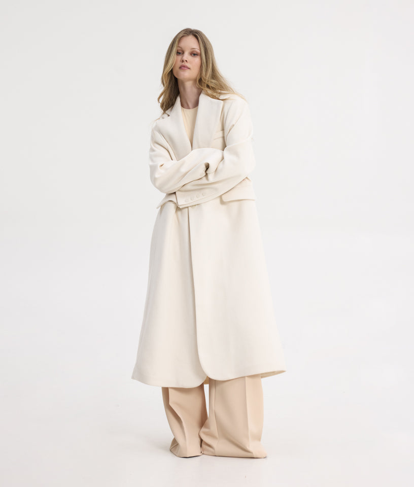 NORA COAT OFF WHITE