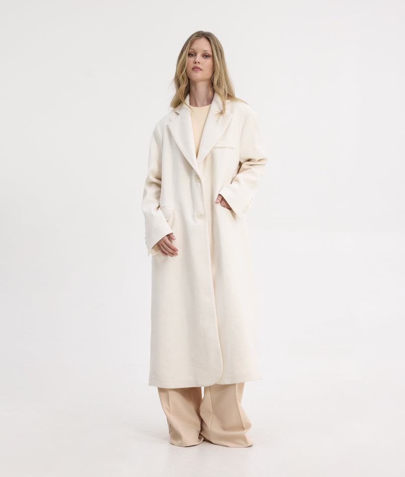 NORA COAT OFF WHITE