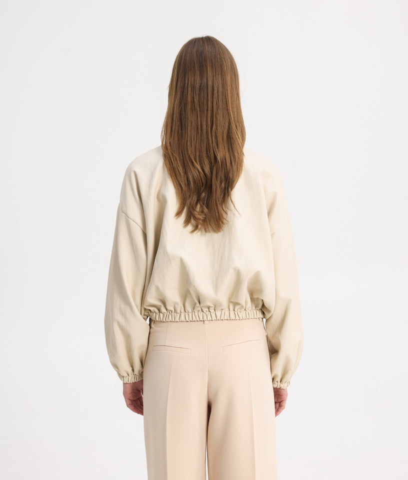 CHARLIE BOMBER JACKET BEIGE