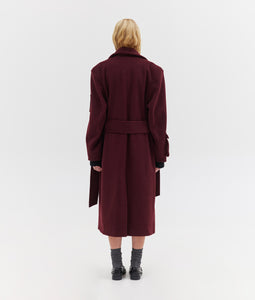 COOL GIRL COAT BURGUNDY