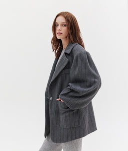 HEATHER COAT GREY