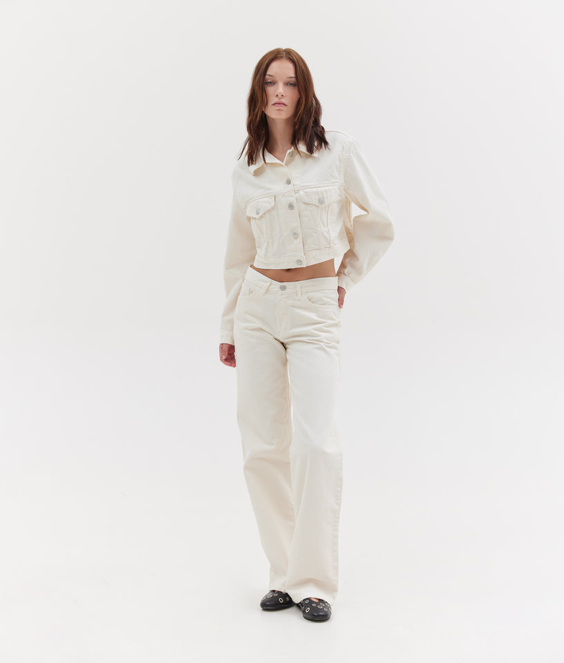 LILY STRAIGHT JEANS OFF-WHITE