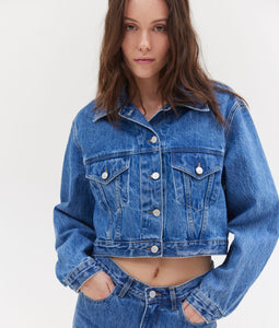 LILY JEAN JACKET BLUE