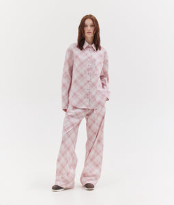 AGNES PANTS PINK PLAID