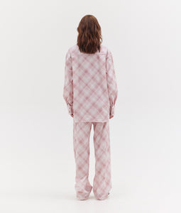 AGNES SHIRT PINK PLAID