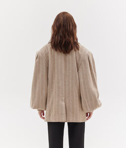 HEATHER COAT BEIGE