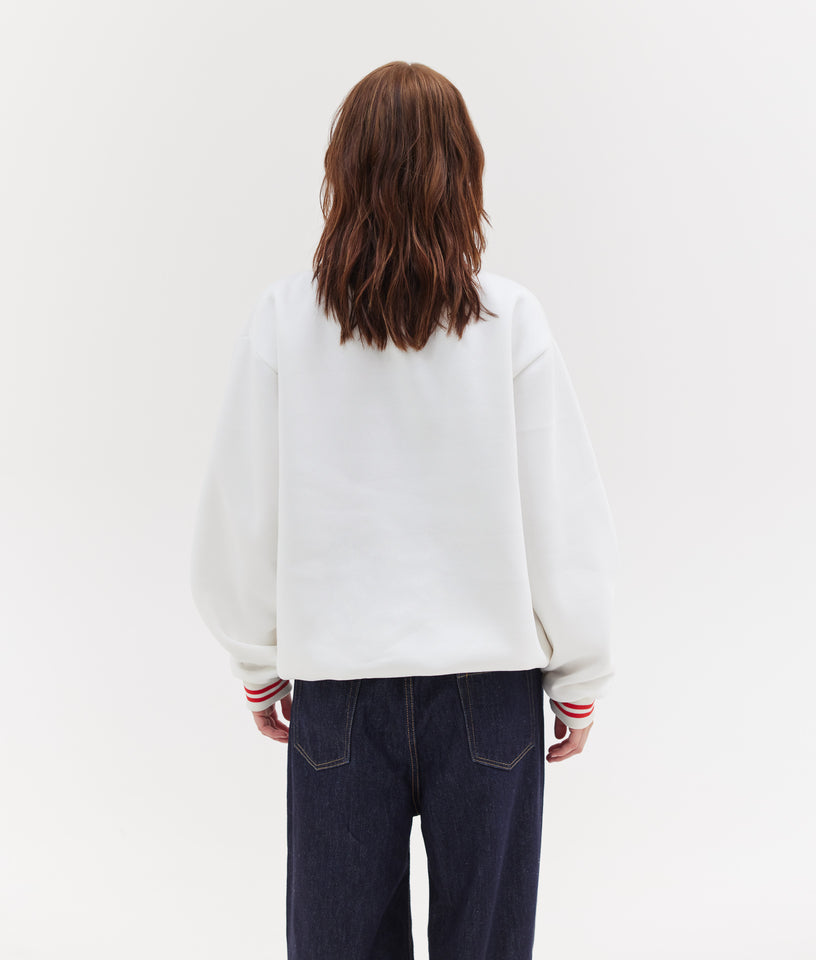 YALE SWEATSHIRT OFF WHITE