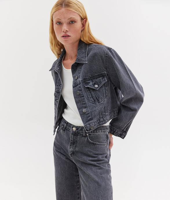 LILY JEAN JACKET DARK GREY