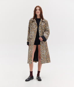 MATHIEW PRINTED TRENCH COAT ANIMAL