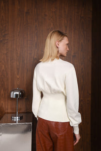 THOUGHT CARDIGAN |ECRU - PRE-ORDER ITEM