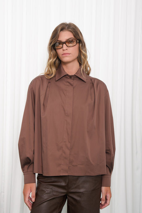 UNKNOWN SHIRT |BROWN