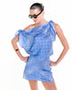 LIGHT BLUE MINI DRESS