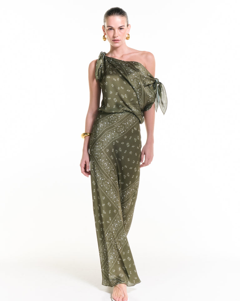 OLIVE MAXI DRESS