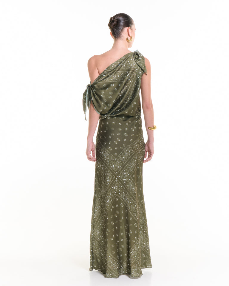 OLIVE MAXI DRESS